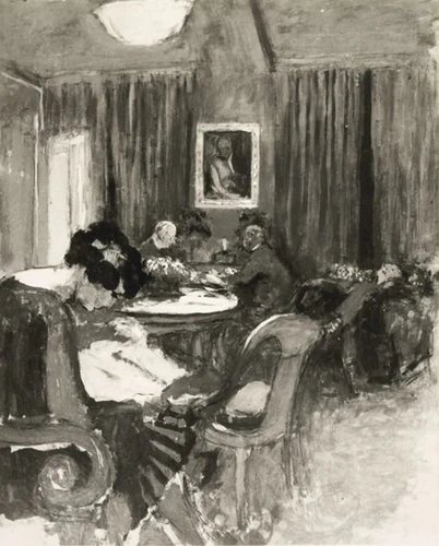 Edouard Vuillard - La Lecture dans le petit salon des Clayes