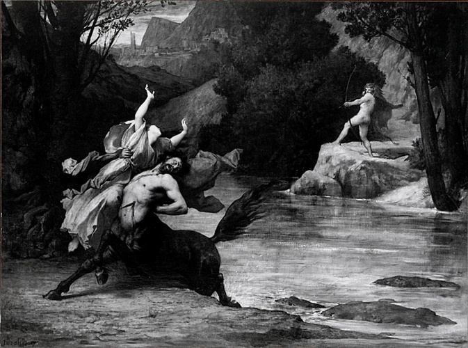 Elie Delaunay - La Mort du centaure Nessus
