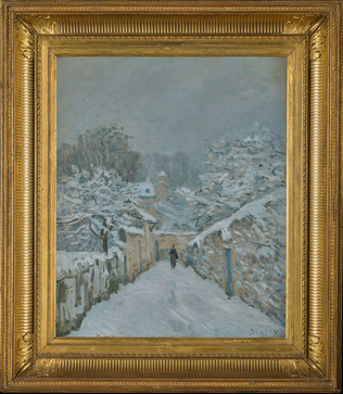 Alfred Sisley - La Neige à Louveciennes