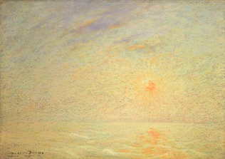 Pierre Prins - Brume et soleil sur la Manche