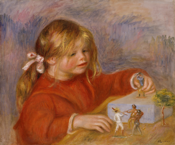 Auguste Renoir - Claude Renoir, jouant}