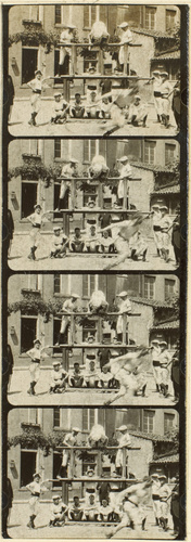 Auguste Lumière - Plaque 42, film 555, saut en hauteur
