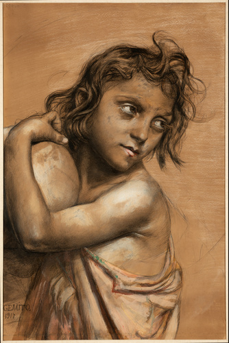 Vincenzo Gemito - Portrait de jeune fille