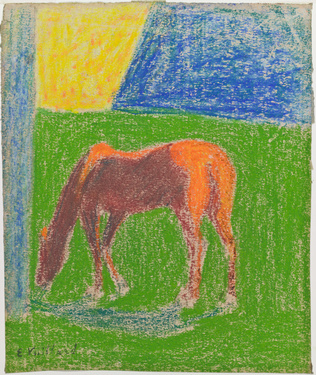 Edouard Vuillard - Le Cheval de pâturage