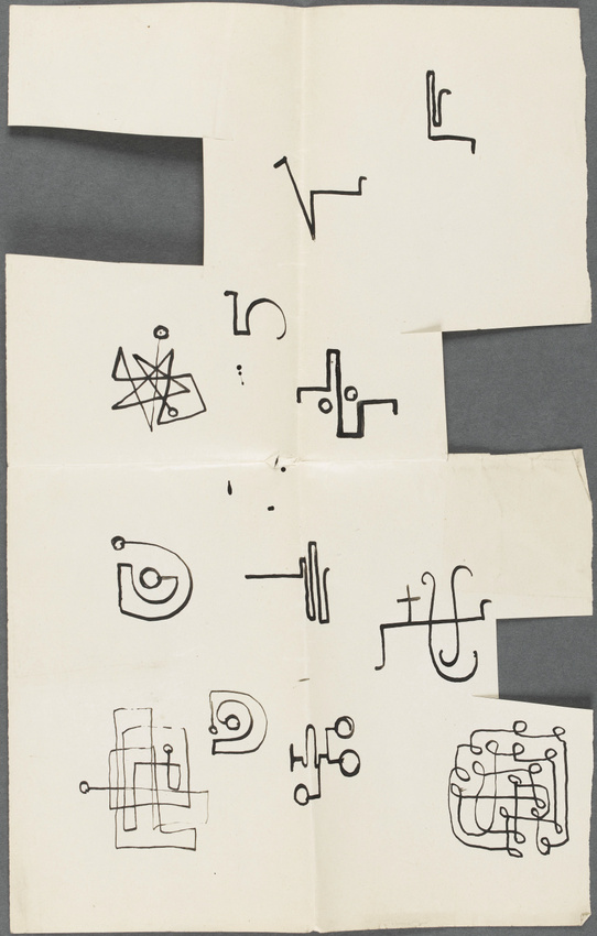 Paul Guillaume - Dessins abstraits et géométriques