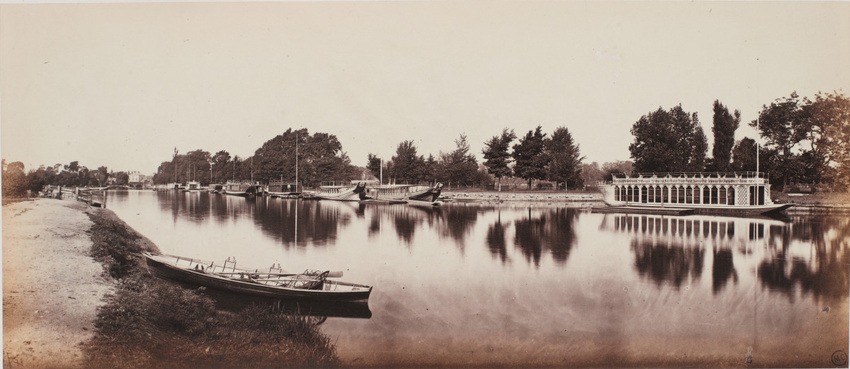 Victor Albert Prout - Barges at Oxford