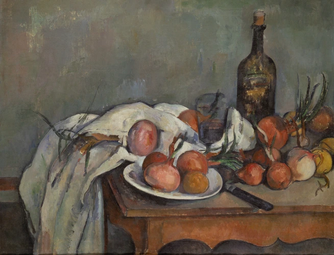 Paul Cézanne - Nature morte aux oignons