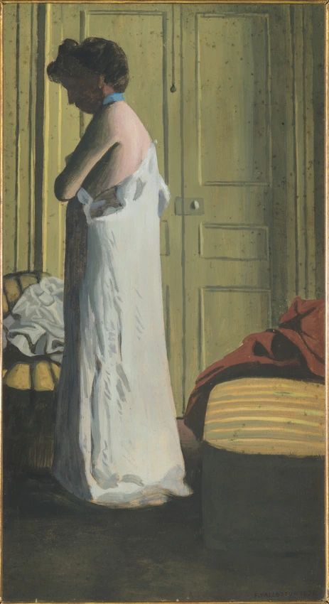 Félix Vallotton - Femme retirant sa chemise