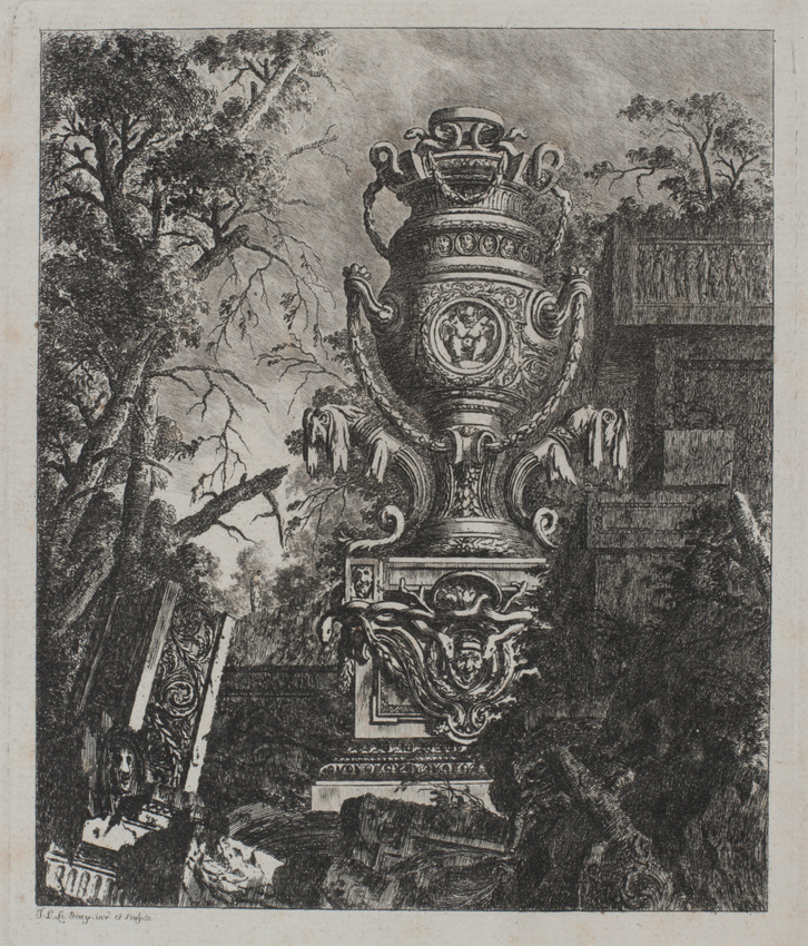 Le Geay, Jean-Laurent - Composition décorative : vase dans une loggia