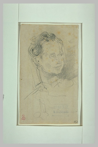 Jean-Baptiste Carpeaux - Croquis du buste du prince Impérial