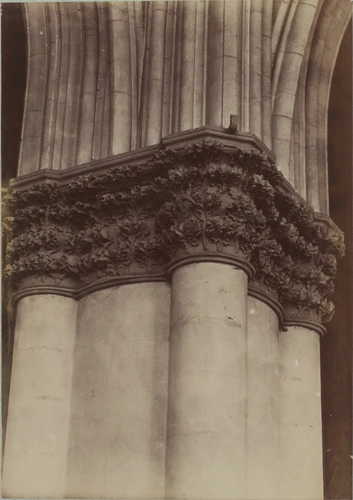 Séraphin Médéric Mieusement - Reims, cathédrale, chapiteau de la nef