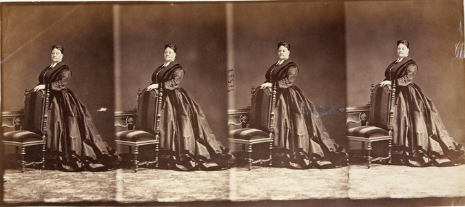 André Adolphe Eugène Disdéri - Duchesse de Lozada en pied, en quatre poses