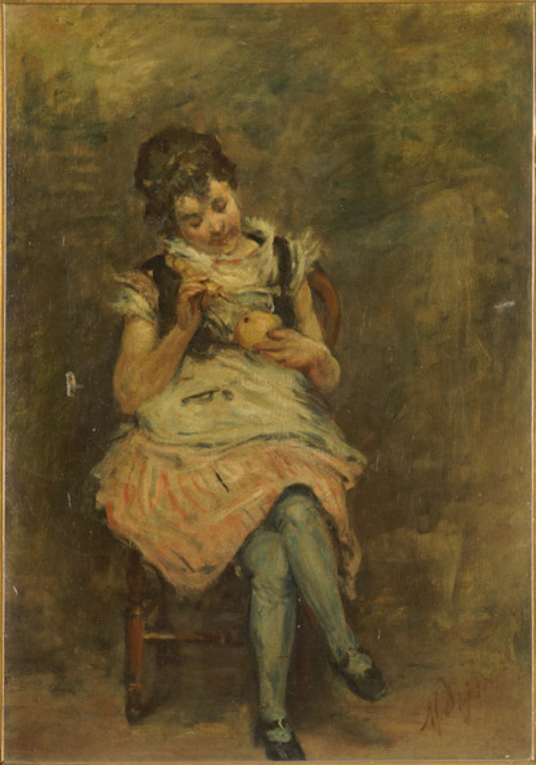 Marcellin Desboutin - Portrait de jeune fille
