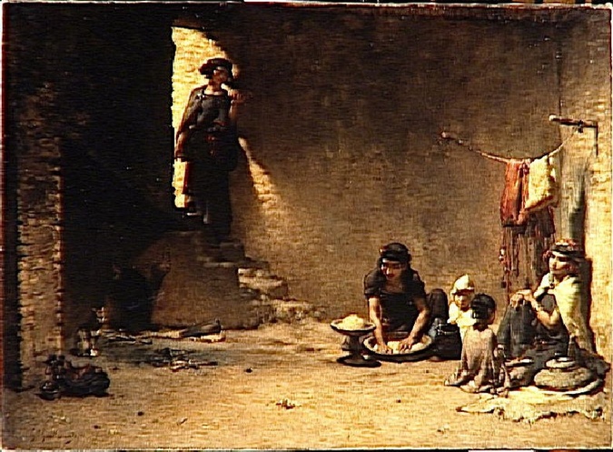 Gustave Guillaumet - Intérieur à Bou-Saâda