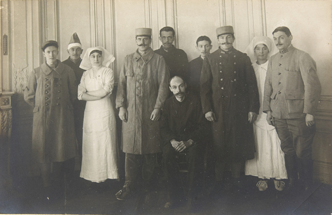 Henri Manuel - Infirmières et soldats