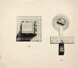 Anonyme - Page de catalogue commercial représentant des pièces de mobilier et de...