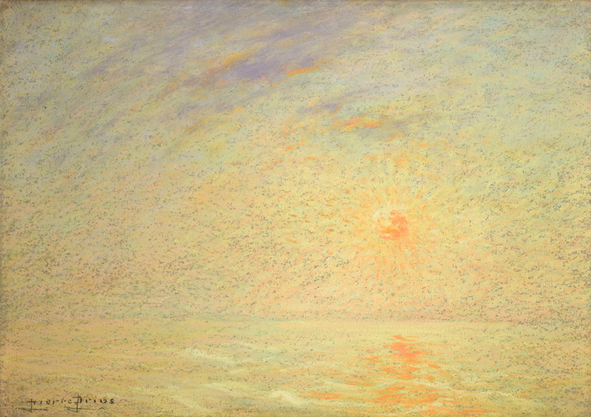 Pierre Prins - Brume et soleil sur la Manche