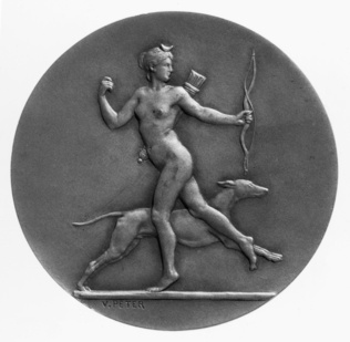 Victor Peter - La Chasse - Diane chasseresse