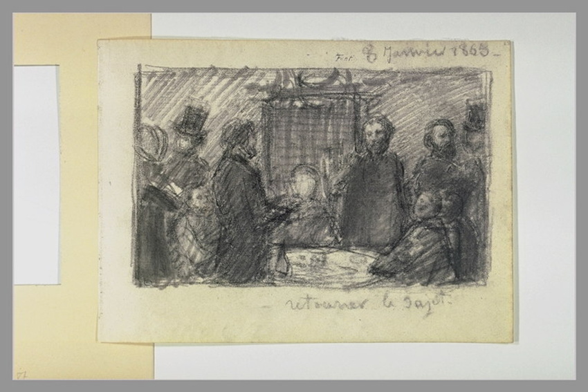 Henri Fantin-Latour - Figures autour d'une table