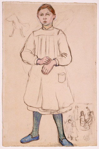 Emile Schuffenecker - Portrait de Mademoiselle Fontalirand