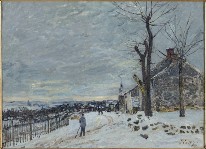 Alfred Sisley - Temps de neige à Veneux-Nadon