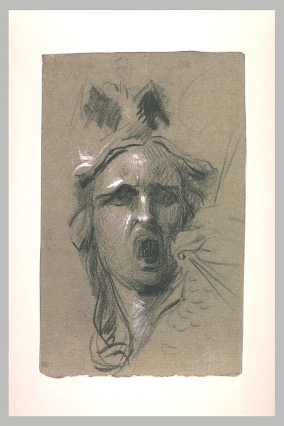 Jean-Baptiste Carpeaux - Etude d'après la "Tête de la Marseillaise" de François ...