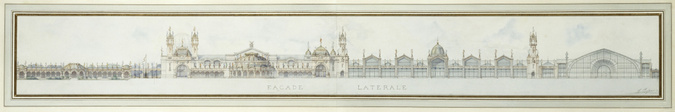 Charles Lameire - Projet de monument à Jeanne d'Arc, vue générale (devant le pal...