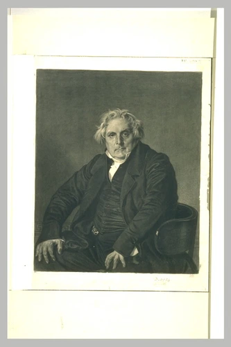 Firmin Bouisset - Portrait de Bertin l'Ainé, d'après Ingres