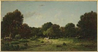 Théodore Rousseau - Clairière dans la Haute Futaie, forêt de Fontainebleau