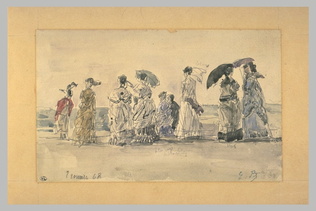 Eugène Boudin - A Trouville