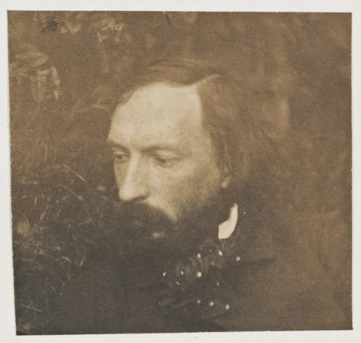 François-Victor Hugo - Auguste Vacquerie en buste, de trois-quarts