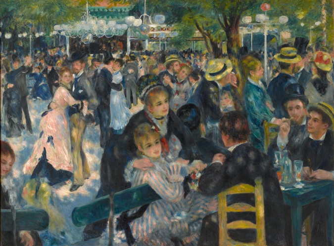 Auguste Renoir - Bal du moulin de la Galette}