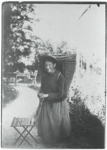Gabriel Loppé - Ambraisen ?, paysanne des Houches
