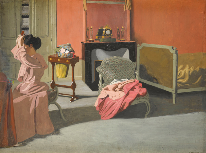 Femme se coiffant - Félix Vallotton | Musée d'Orsay