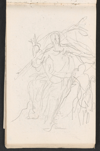 Croquis de personnage - Henri Chapu | Musée d'Orsay