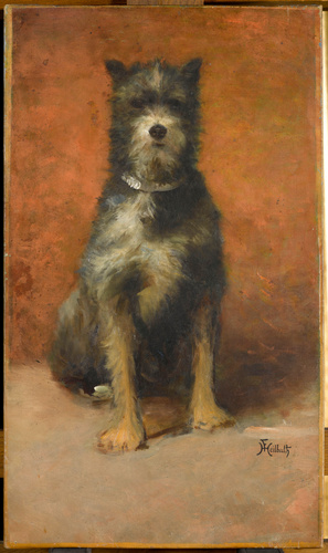 Ferdinand Heilbuth - Tête de chien