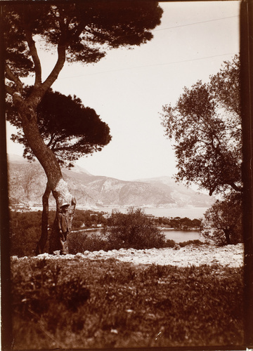 Anonyme - La Baie des Fourmies au travers des arbres