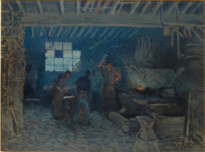 Alfred Sisley - La Forge à Marly-le-Roi