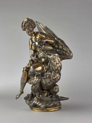 Hébé et l'aigle de Jupiter - Albert-Ernest Carrier-Belleuse