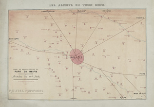 Ernest Kalas - Plan de Reims au IIIe siècle