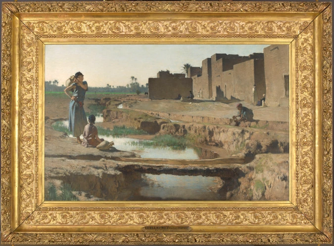 Gustave Guillaumet - La Séguia, près de Biskra, Algérie