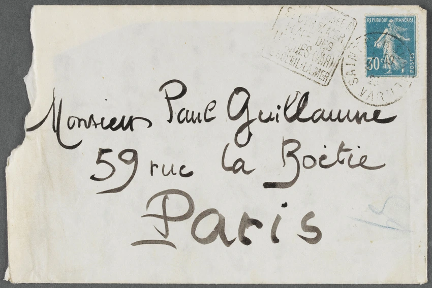 André Derain - Enveloppe seule : correspondance manuscrite : André Derain à Paul...