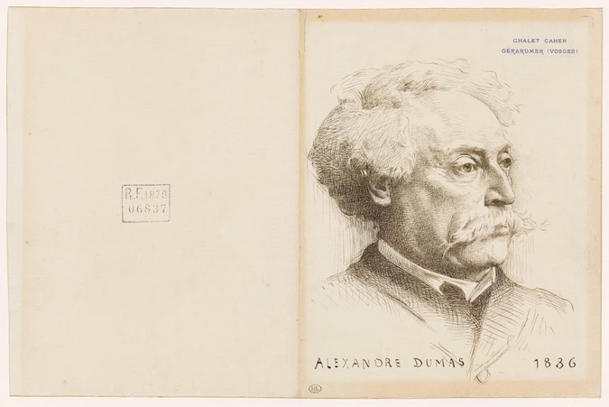 Léon Bonnat - Portrait d'Alexandre Dumas fils