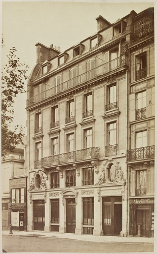 Emile Durandelle - Hôtel des journaux officiels, 31 quai Voltaire à Paris 7e, vu...