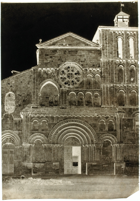 Gustave Le Gray - Bordeaux (Gironde) - Façade ouest, église Sainte-Croix