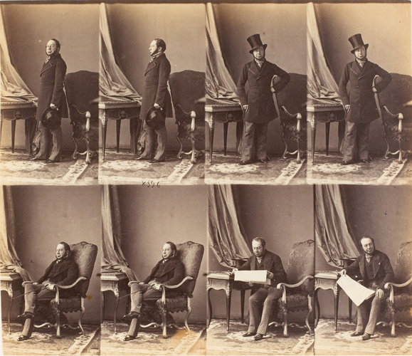 André Adolphe Eugène Disdéri - M. de Burgh, écuyer honoraire de l'empereur Napol...