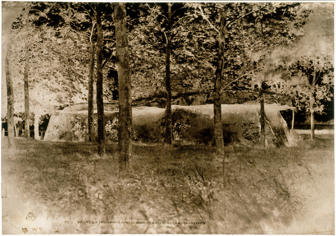 Gustave Le Gray - Bagneux (Maine-et-Loire) - Dolmen dit "grande allée couverte"