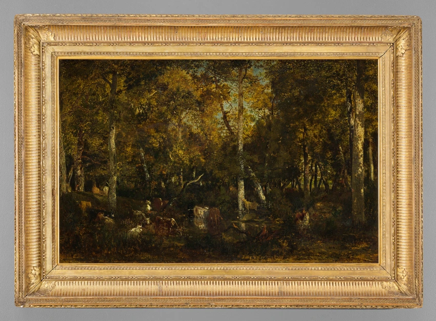 Théodore Rousseau - Intérieur de forêt