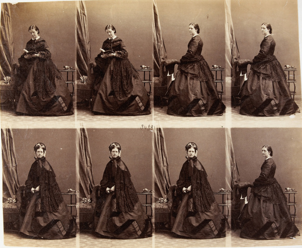 André Adolphe Eugène Disdéri - Lady Manners en huit poses