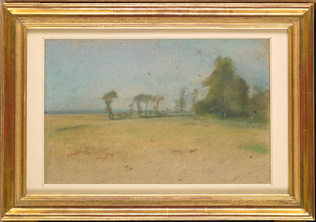 Edgar Degas - Arbres limitant une plaine